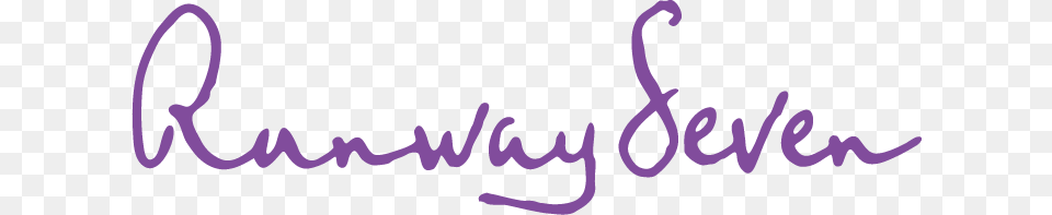 Runway Seven Logo, Handwriting, Text Free Png Download