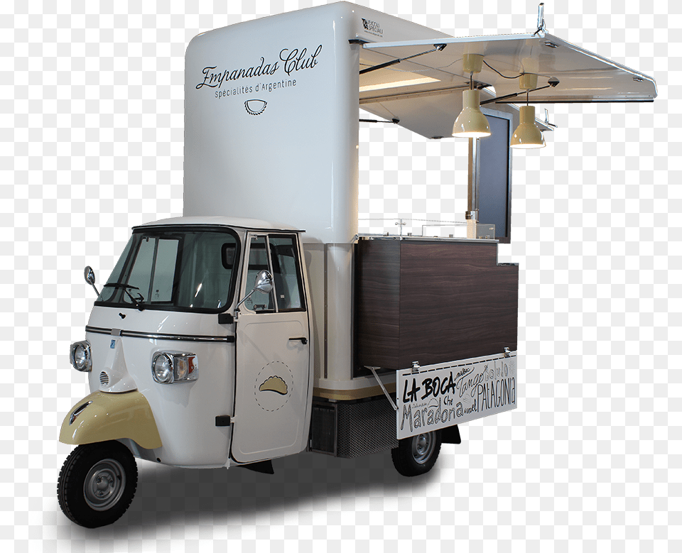 Ruote Piaggio Per Vendita Empanadas Argentine In Ape Car Piaggio, Caravan, Transportation, Van, Vehicle Free Png Download