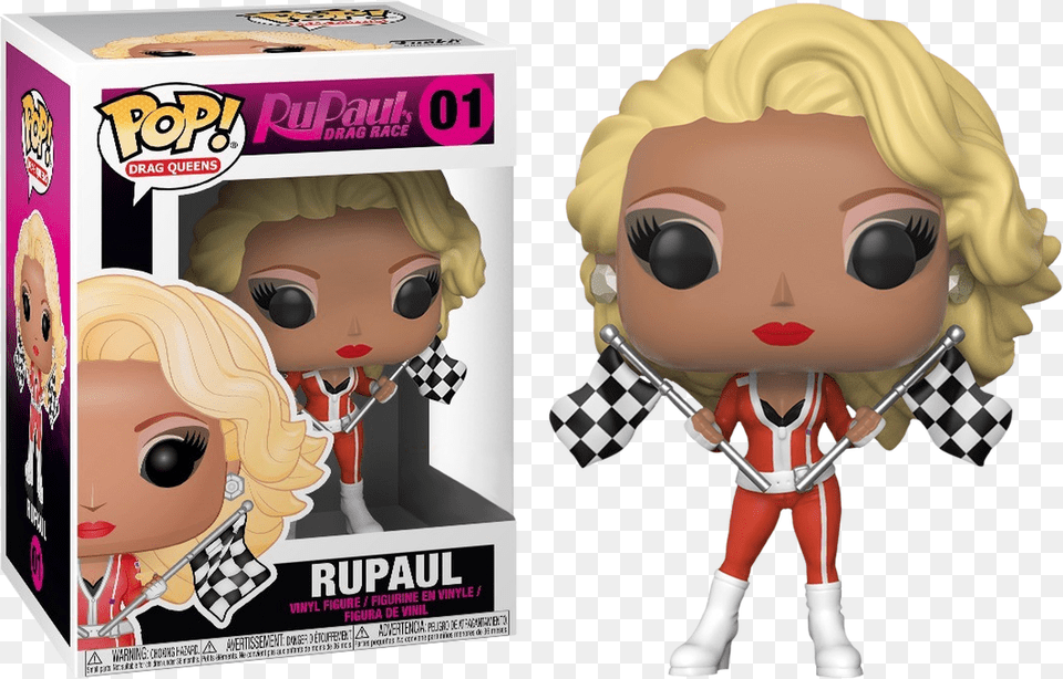 Rupaul Us Exclusive Pop Vinyl Figure Rupauls Drag Race Pops, Toy, Doll, Person, Figurine Png Image