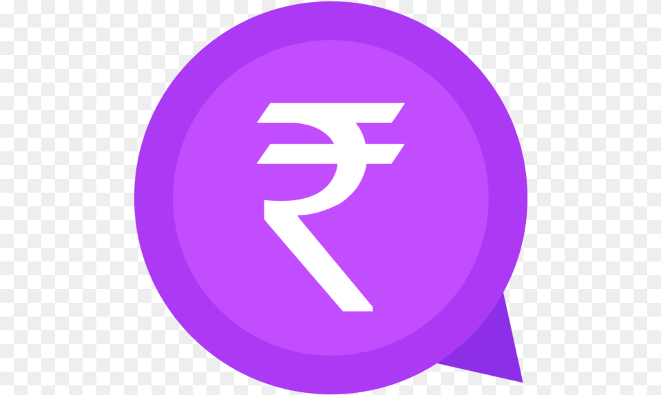 Rupee Icon Image Download Searchpng Indian Money Icon, Purple, Symbol, Text, Number Free Transparent Png