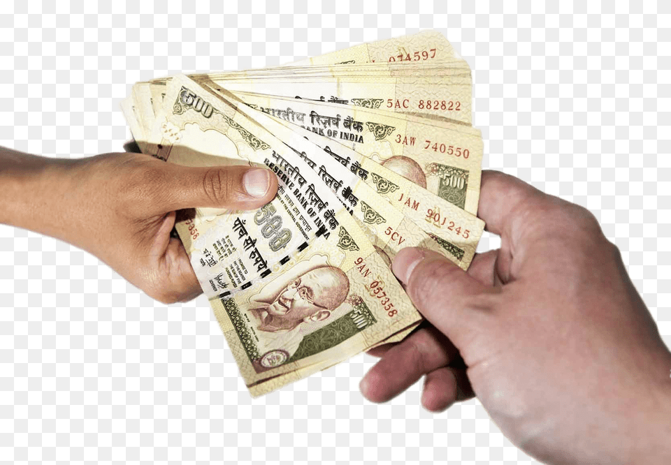 Rupees Passing Hands, Baby, Person, Money, Document Png