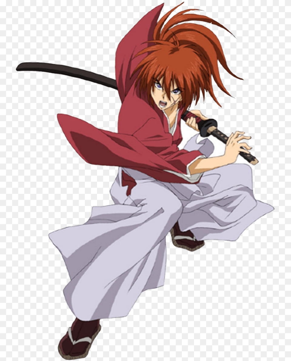 Rurouni Kenshin Full Body, Book, Comics, Publication, Adult Png Image