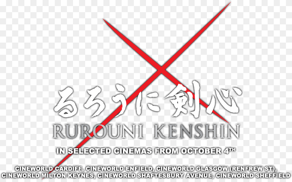 Rurouni Kenshin Movie Logo, Advertisement, Poster, Dynamite, Weapon Free Transparent Png