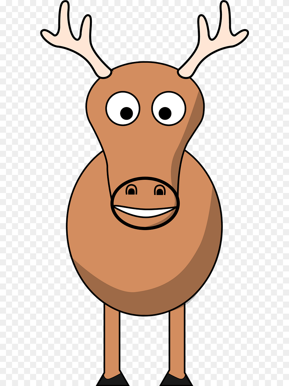Rusa Kartun, Animal, Deer, Elk, Mammal Png