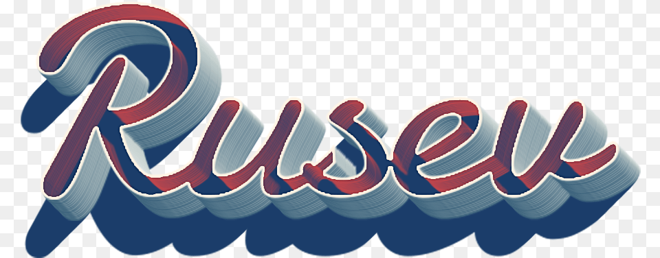 Rusev 3d Letter Name Graphic Design, Art, Graphics, Tape, Dynamite Free Png