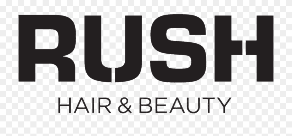 Rush Hair Beauty Logo, Green, Text Png Image
