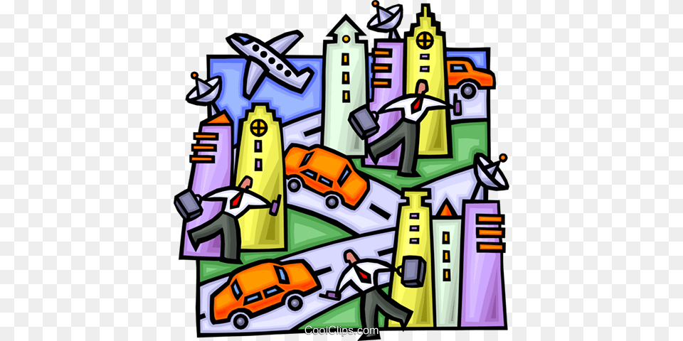 Rush Hour In The City Royalty Vector Clip Art Illustration, Dynamite, Weapon, Car, Transportation Free Png Download