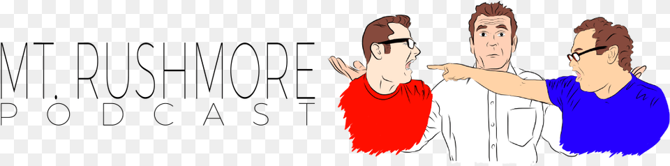 Rushmore Podcast Cartoon, Adult, Male, Man, Person Free Png