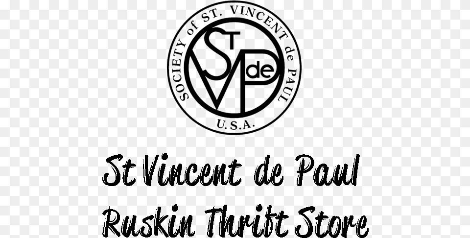 Ruskin Logo St Vincent De Paul, Silhouette, Machine, Spoke Free Png