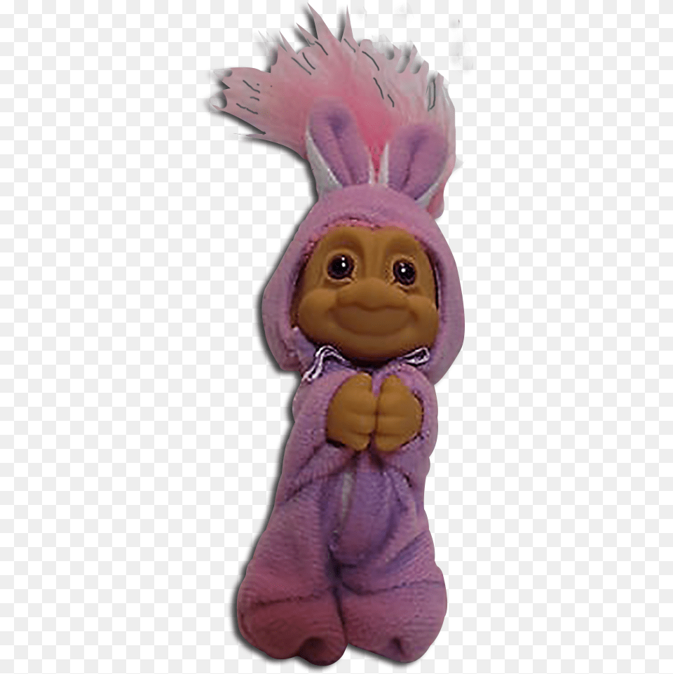 Russ Berrie Easter Troll Clip On Purpleages 3 And Background Troll Dolls, Toy, Doll Png Image