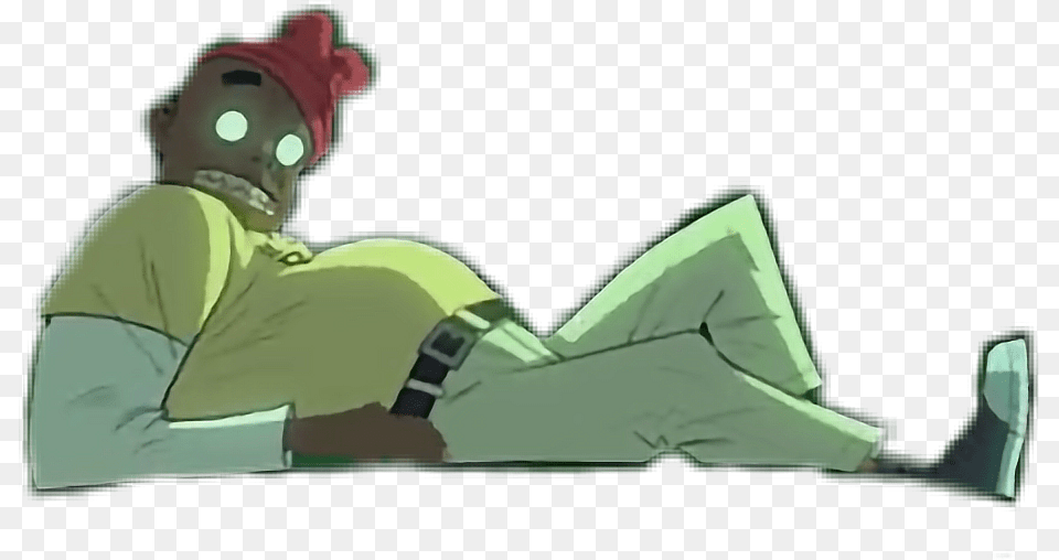 Russel Gorillaz Saturnzbarz Cartoon, Adult, Male, Man, Person Free Png Download