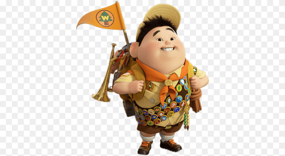 Russell In Full Uniform Russell From Up Transparent, Baby, Person, People Png