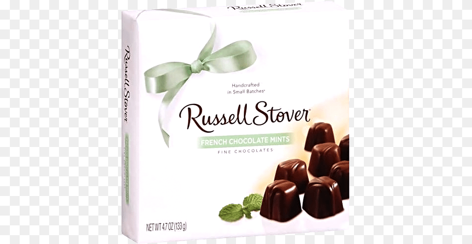 Russell Stover French Chocolate Mints Russell Stover French Mints, Dessert, Food, Herbs, Plant Free Png