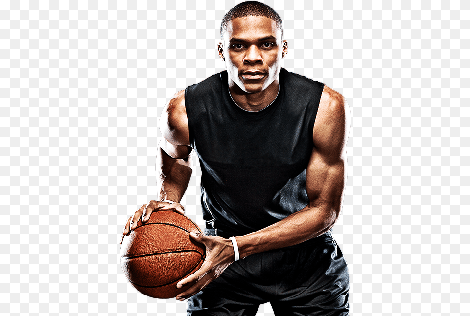 Russell Westbrook Basketball Player, Ball, Basketball (ball), Sport, Adult Free Png