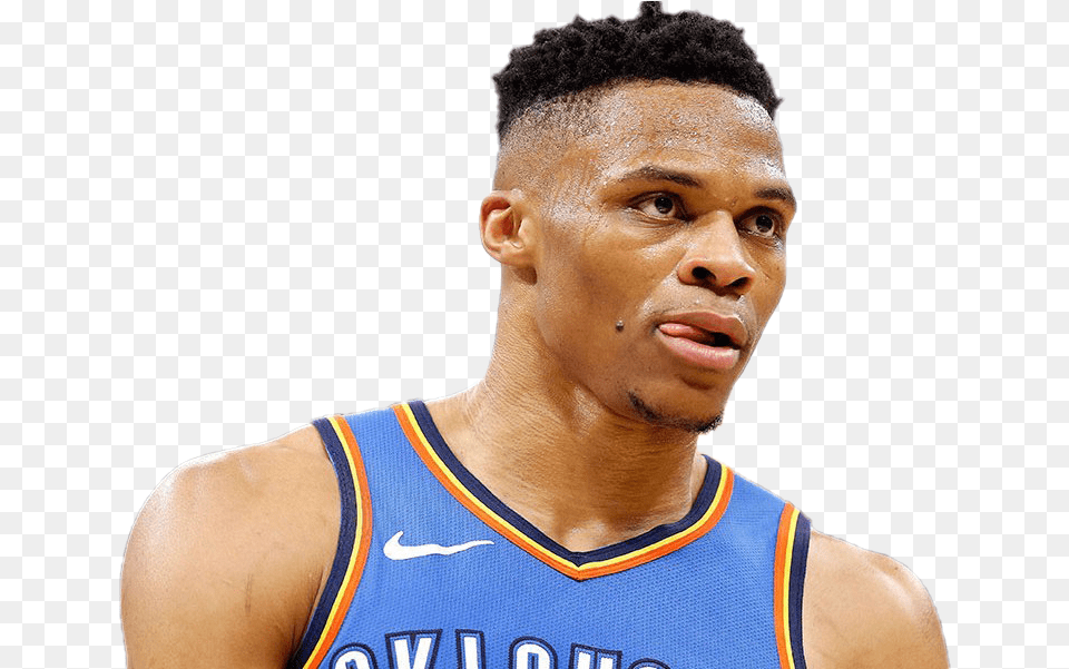 Russell Westbrook Download Image Basketball Player, Body Part, Face, Head, Neck Png