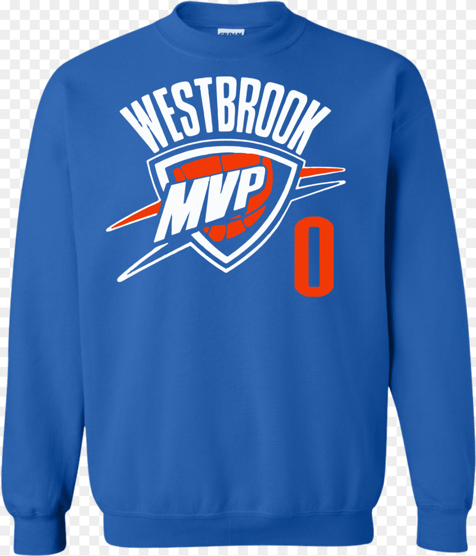 Russell Westbrook Mvp T Shirt, Clothing, Knitwear, Sweater, Sweatshirt Png Image