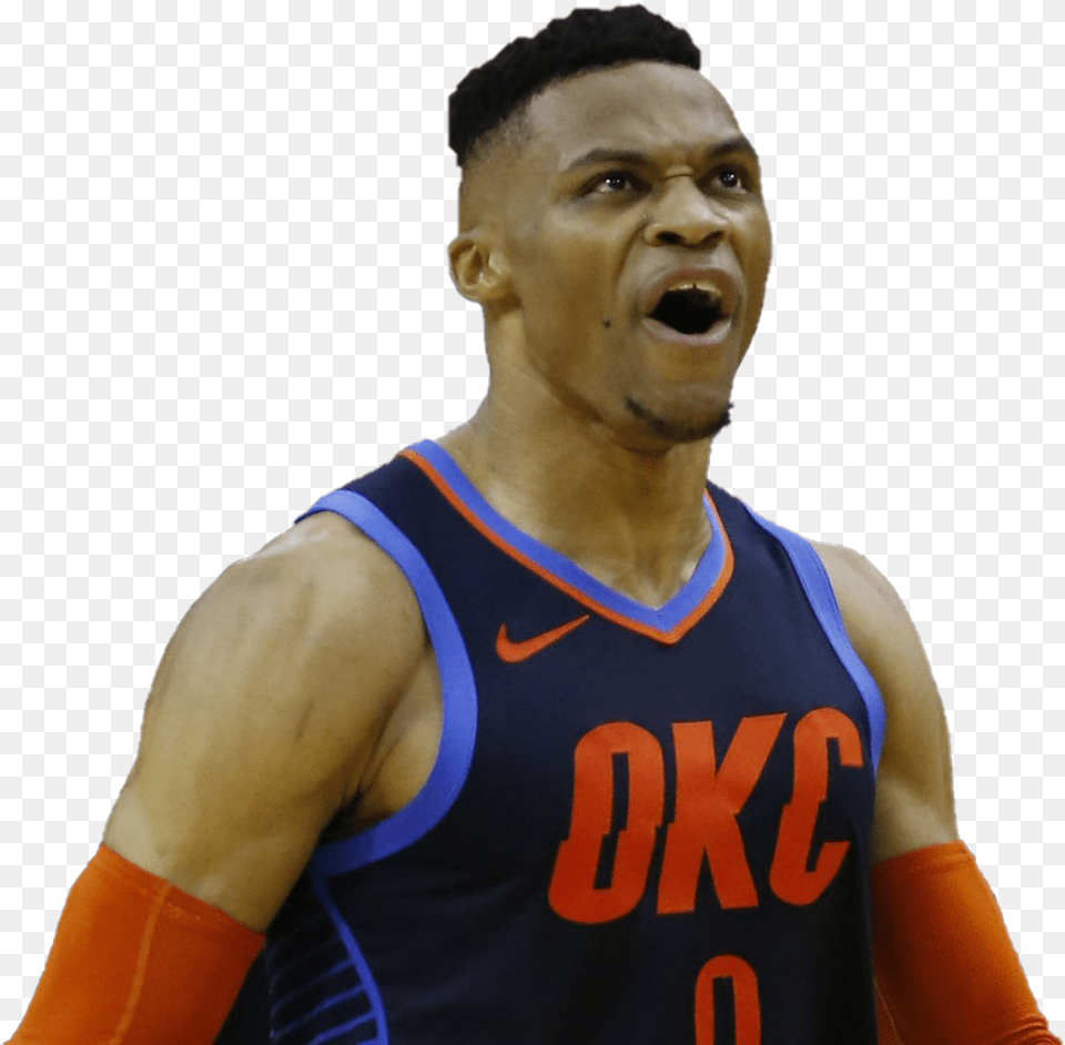 Russell Westbrook Pic Basketball Player, Adult, Person, Neck, Man Png