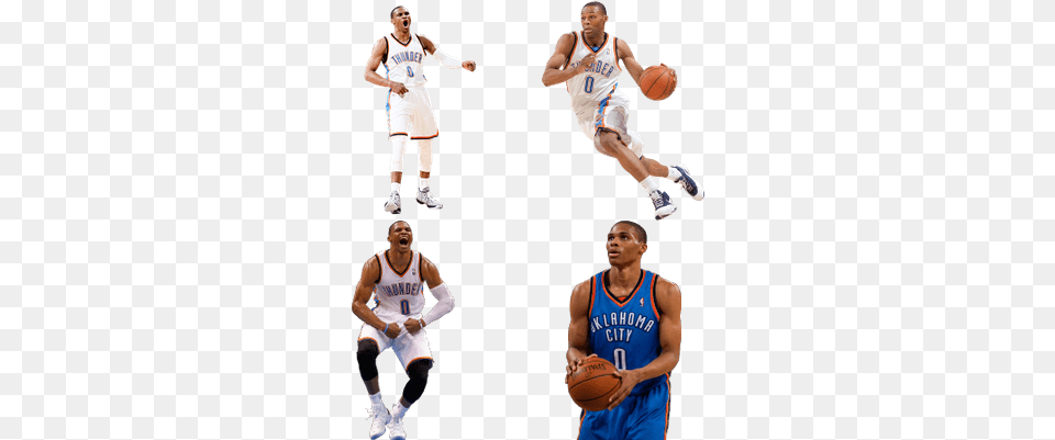 Russell Westbrook Russell Westbrook Nba Players Russell Westbrook Dunk, Adult, Person, Man, Male Free Png Download