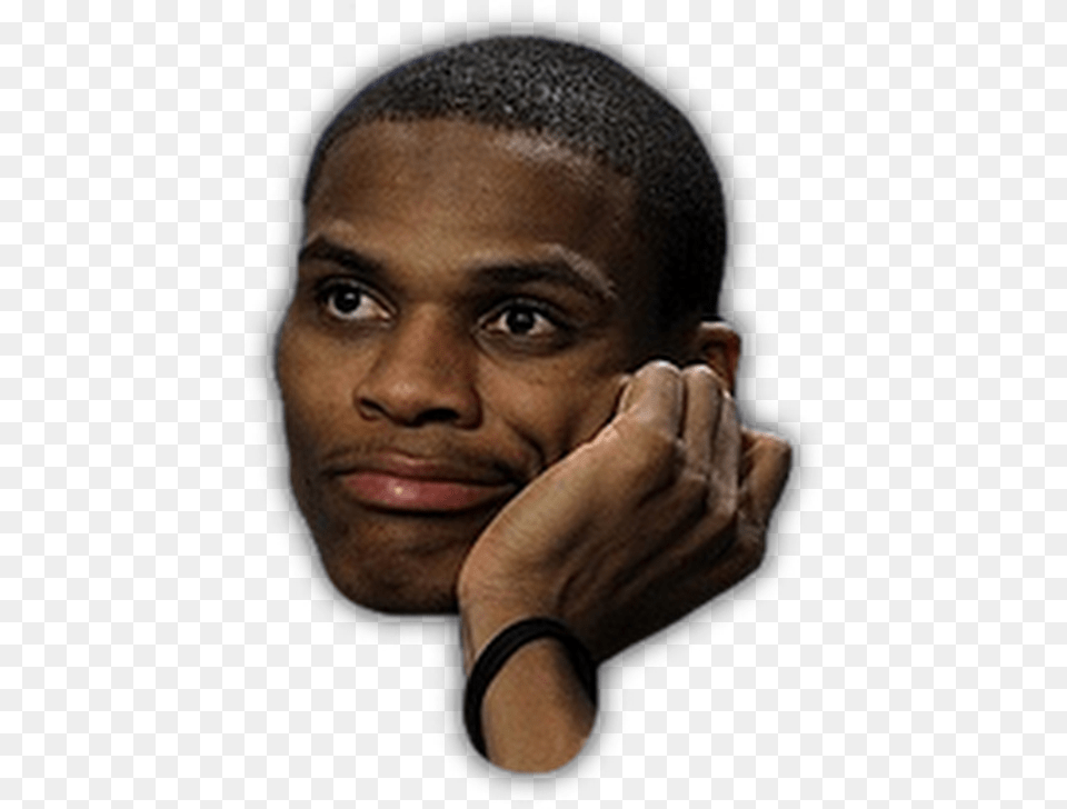Russell Westbrook Smiley Face, Adult, Photography, Person, Man Free Png
