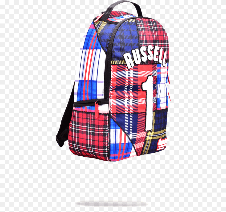 Russell Westbrook Sprayground Backpack, Bag, Accessories, Handbag, Tartan Png