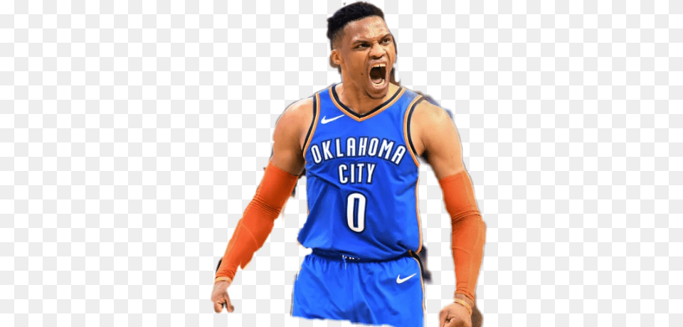 Russell Westbrook Sticker For Basketball, Angry, Face, Head, Person Free Png