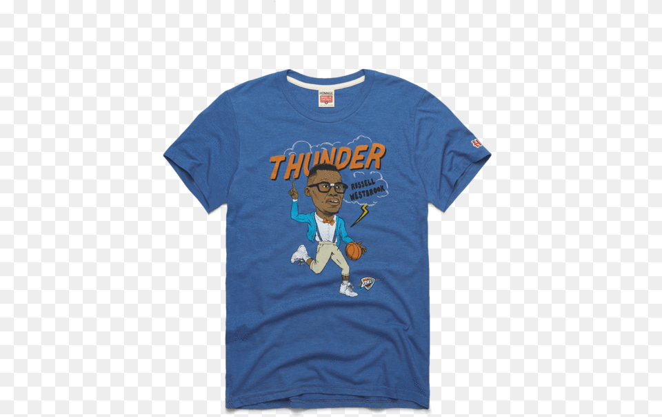 Russell Westbrook Thunder Baseball, Clothing, Shirt, T-shirt, Baby Png