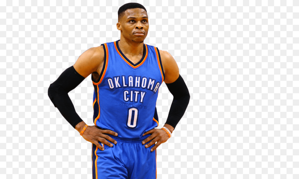 Russell Westbrook Transparent, Clothing, Shirt, Adult, Male Png