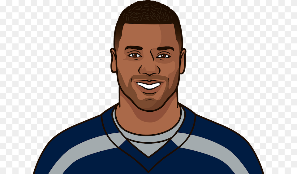 Russell Wilson Cartoon, Adult, Portrait, Photography, Person Free Transparent Png