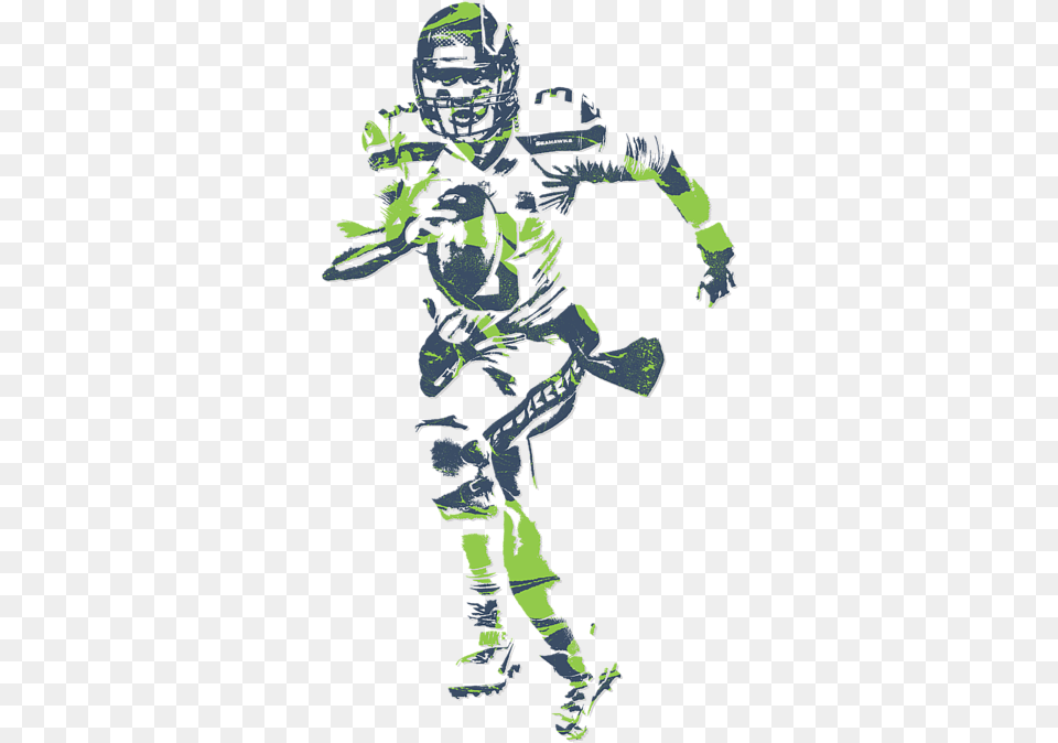 Russell Wilson Pixlart, Green, Baby, Person, Art Free Png Download