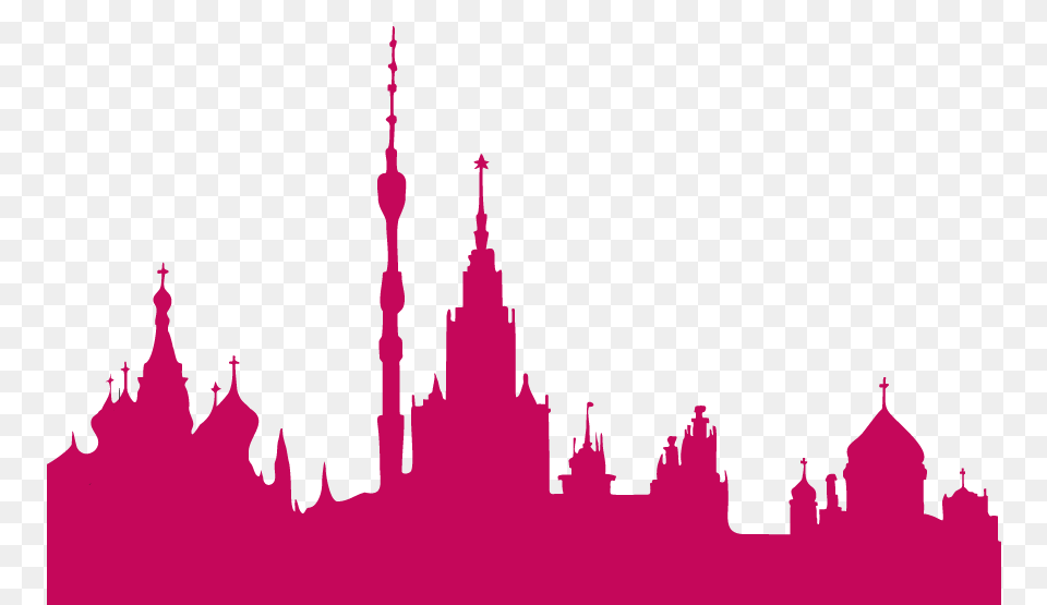 Russia, Architecture, Building, Silhouette, Spire Png Image