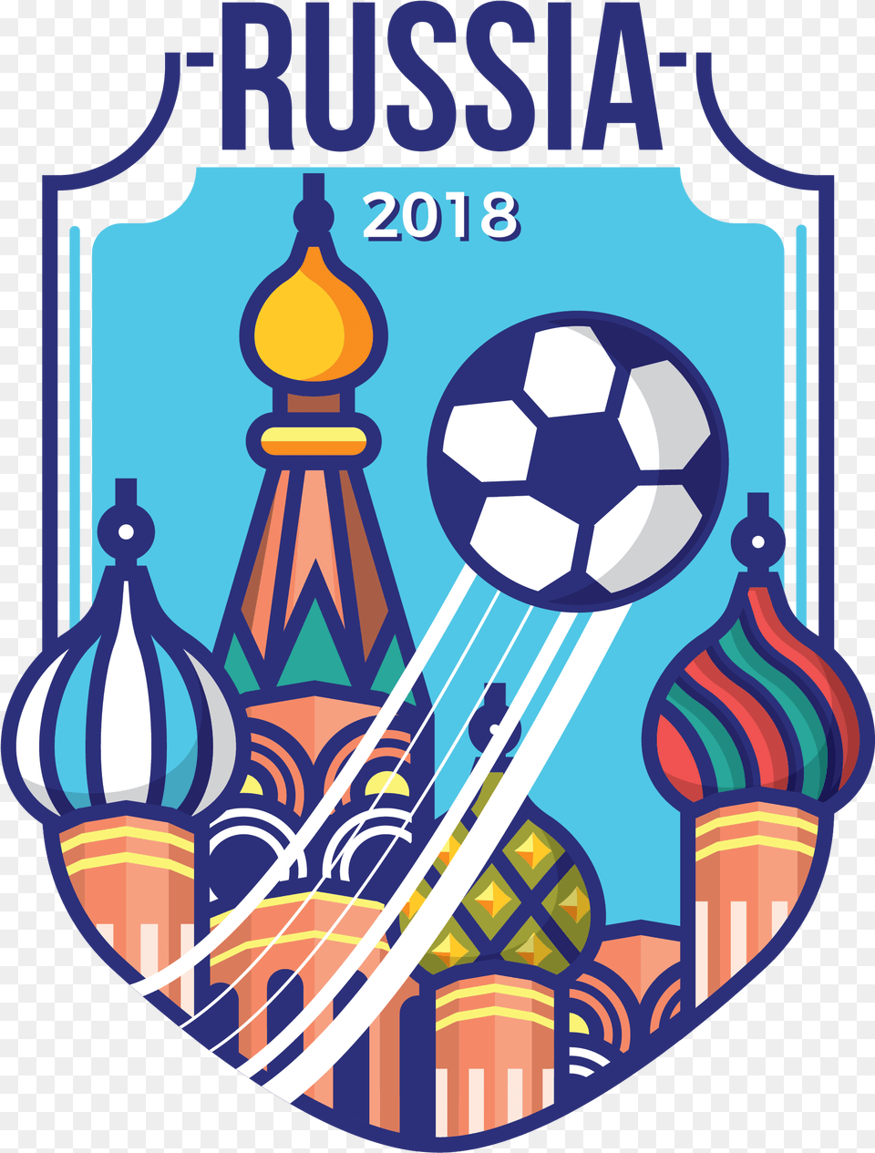 Russia 2018 Logo World Cup 2018 Russia Logo, Advertisement, Poster, Graphics, Art Free Png