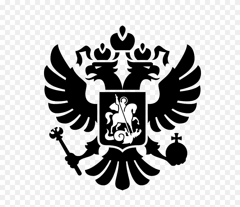 Russia, Emblem, Stencil, Symbol, Adult Png