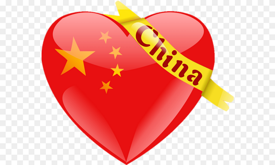 Russia And China, Heart, Symbol, Balloon Free Transparent Png