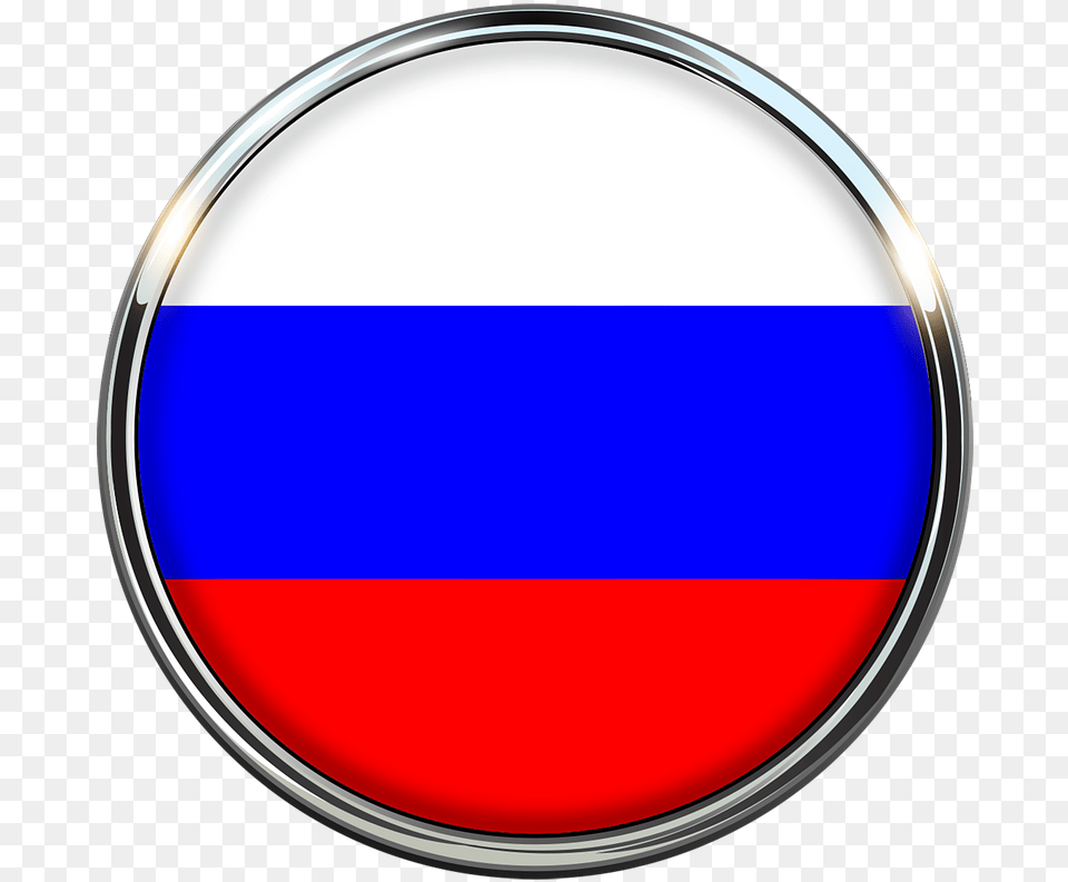 Russia Flag Circle Bandera De Rusia En Circulo Png