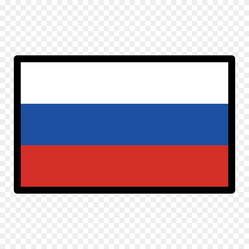Russia Flag Emoji Clipart, Blackboard Free Png Download