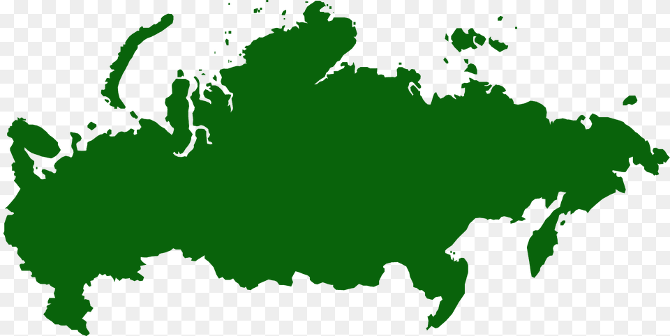 Russia Map Silhouette, Chart, Plot, Green, Person Png Image