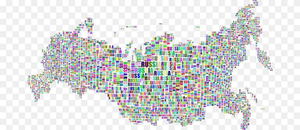 Russia Map Typography Prismatic Map Russia, Art, Person Free Transparent Png