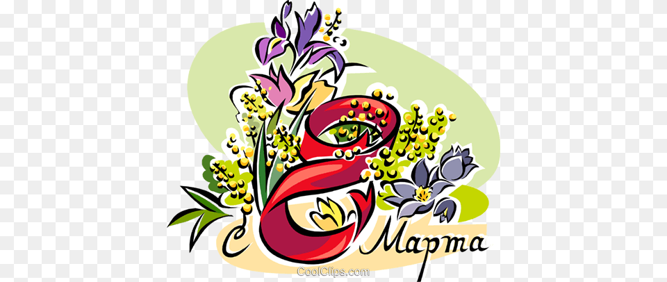 Russia March International Women Day Royalty Vector Clip, Art, Floral Design, Graphics, Pattern Free Transparent Png