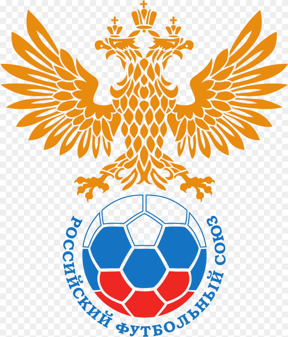 Russia National Football Team Wikipedia Russia Football Team Logo, Emblem, Symbol, Ball, Soccer Free Transparent Png