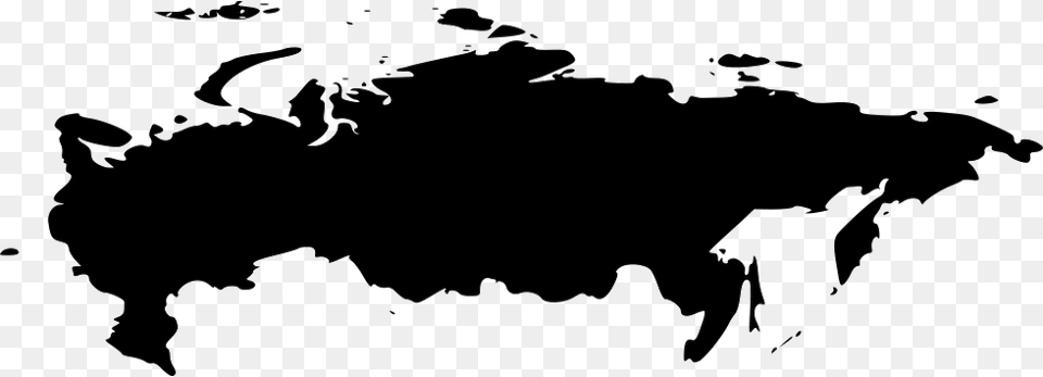 Russia Russia Map Black, Stencil, Person Free Png Download