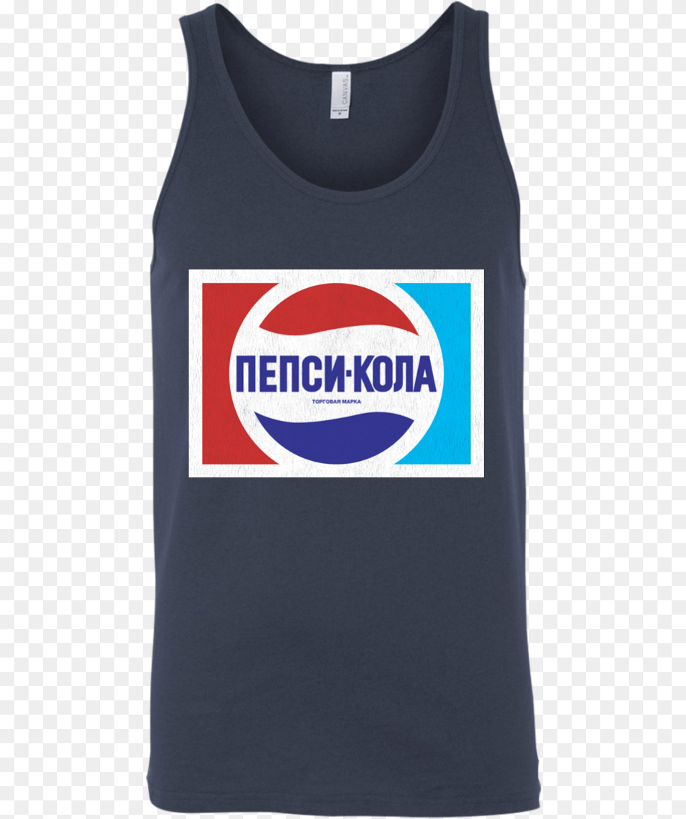 Russia Ussr Soviet Union Pepsi Cola Retro Logo Pepsi, Clothing, Tank Top, Shirt Free Png