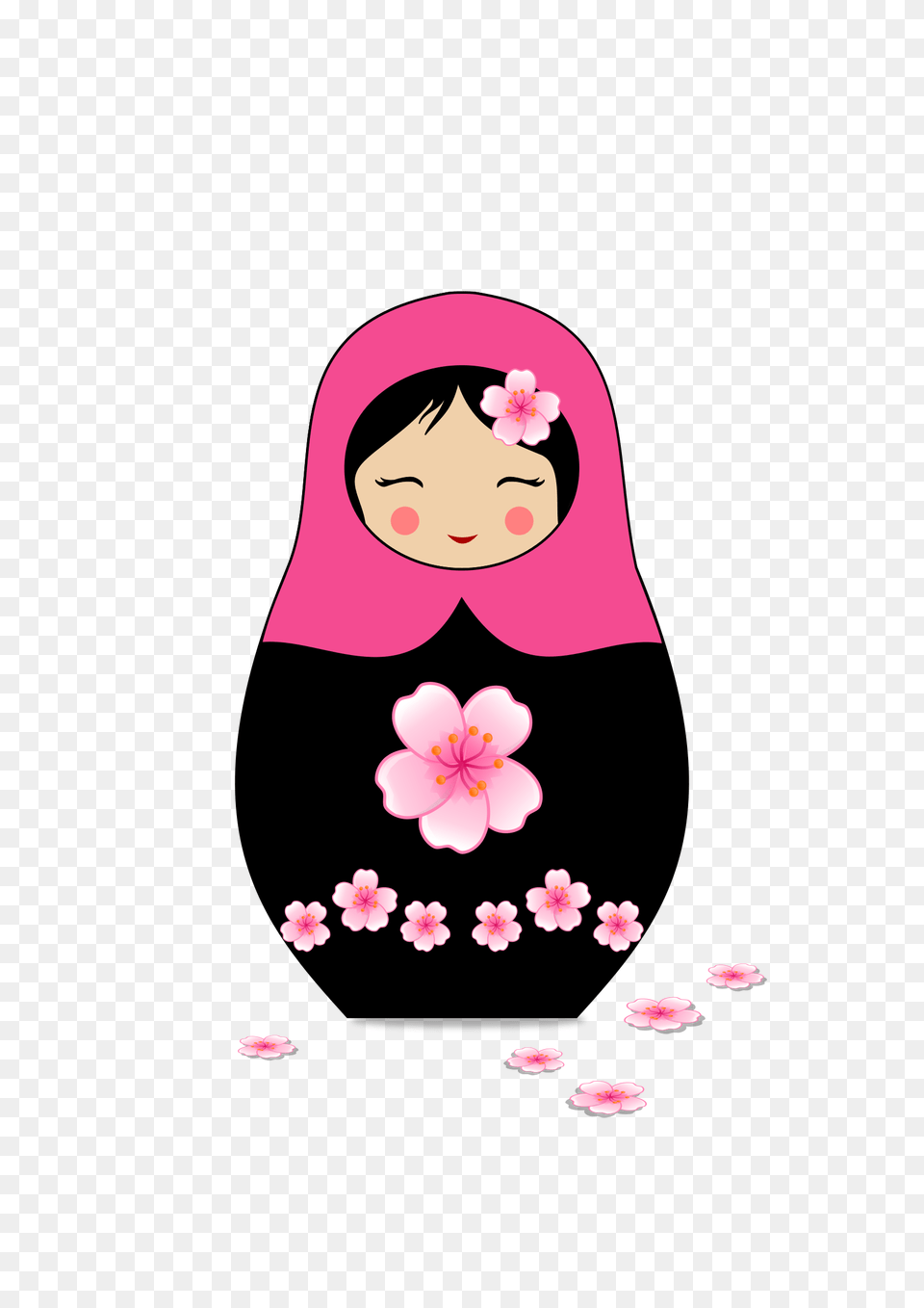 Russian Doll Sakura Icons, Flower, Petal, Plant, Face Png