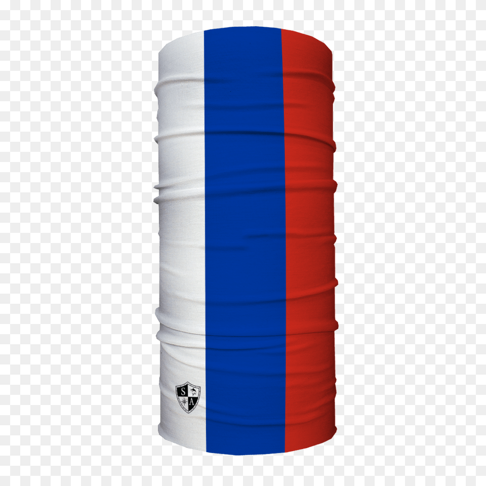 Russian Flag Face Shield Russia Red White Blue Neck Gaiter, Dynamite, Weapon, Barrel, Keg Free Png Download