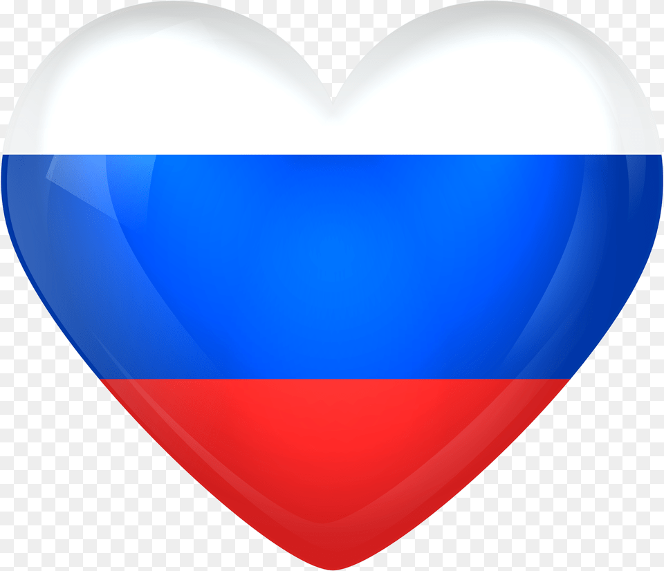 Russian Flag Heart Clipart Russian Flag Heart, Balloon Free Png Download
