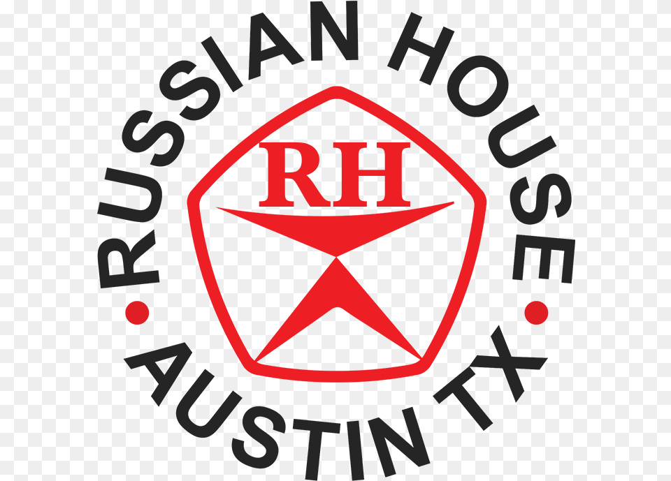 Russian House Of Austin Circle, Logo, Symbol, Badge, Emblem Png Image