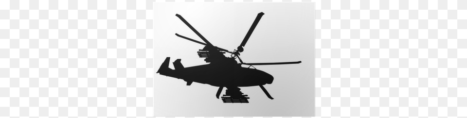 Russian Ka 52 Attack Helicopter Silhouette Silhouettes Military Units, Aircraft, Transportation, Vehicle, Airplane Free Transparent Png