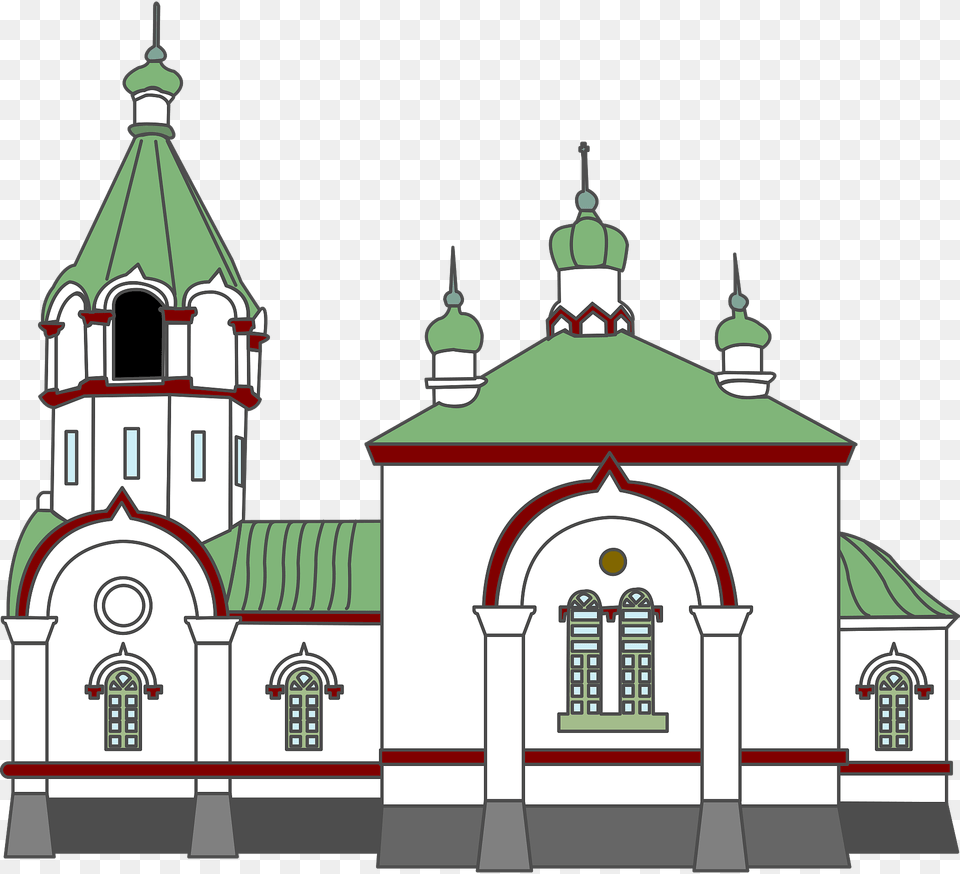 Russian Orthodox Church In Hakodate Clipart, Architecture, Dome, Building, Cathedral Free Transparent Png