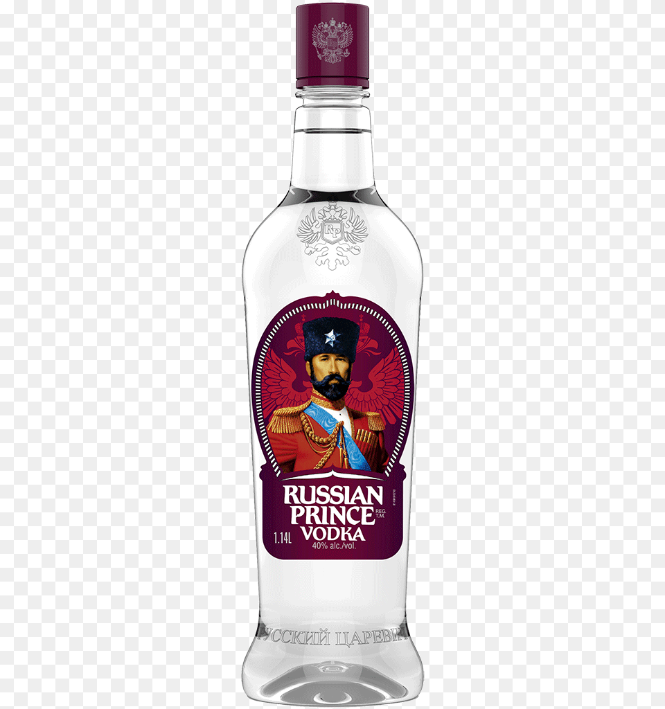 Russian Prince Vodka, Adult, Man, Male, Liquor Free Png Download