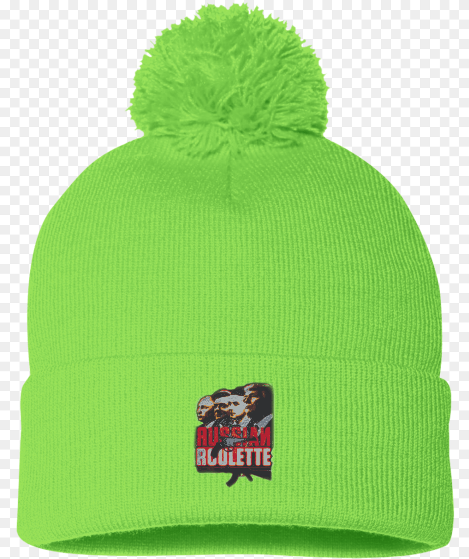 Russian Roulette Knit Cap, Beanie, Clothing, Hat, Adult Png Image