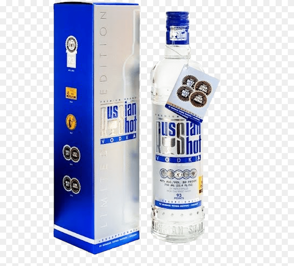 Russian Shot 1lt Vodka Russian Shot Vodka, Alcohol, Beverage, Liquor, Gin Free Transparent Png